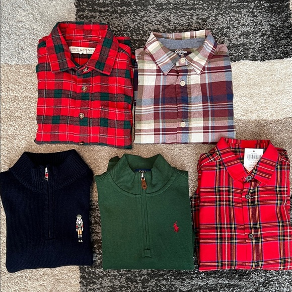 Other - Boys’ holiday dresswear, size 5 / 6/7 / 7, GUC, EUC, NWT! Plaid, sweaters, more!